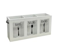 RMWHGDUL Soporte para Cubiertos, Contenedor de Almacenamiento Moderno Y Versátil, Decoración, Soporte para Utensilios de Cocina para Encimera, Fiesta, Decoraci, Blanco, tal como se describe