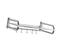 RMWHGDUL Soporte para Horno Microondas, Estante de Pared para Microondas, Soporte para Horno Eléctrico para Cocina Doméstica Y Comercial, 50cm Plata, Individual