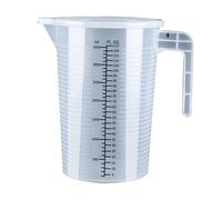 RMWHGDUL Taza de Medición Transparente con Escala Graduada Jarra con Tapa Y Asa Ergonómica de Material PP Recipiente Multifuncional para Líquidos Accesorio de, 3500ml