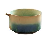 RMWHGDUL Tazón de Matcha, Tazón de Té de Tradicional Hecho a Mano, Regalo para Amigos, Verde, Individual