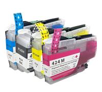 RMXGZQ Cartucho de Tinta Compatible Compatible with Impresora Compatible con DCP-J1200DW Modelos 424 424BK 424C 424M 424Y(1SET)