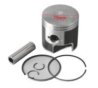 RMXGZQ Juego de pistón y aro de pistón 12110-94400-000 12140-94400-000 79,00 MM STD Compatible con Motor de Barco DT40 DT40C