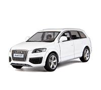 RMZ City Compatible con modelos de coche de fundición Audi Q7 a escala 1/36, auto de juguete de aleación de zinc para niños, vehículos de tracción trasera, niños y niñas, regalo blanco