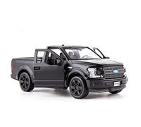 RMZ City Ford F150 a escala 1:36 Pickup Truck Casting Car Model, auto de juguete de aleación de zinc para niños, vehículos de tracción hacia atrás, auto de juguete para niños y niñas (negro)