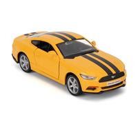 RMZ City Ford Mustang Car Model, 1/36 Scale Casting Zinc Alloy Car for Kids, Pull Back Vehicles for Toddlers Kids Boys Girls Gift (amarillo)