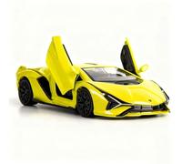 RMZ City Lamborghini Sián FKP37 modelo de coche de fundición a escala 1/36, auto de juguete de aleación de zinc para niños, vehículos de tracción hacia atrás, coche de juguete para niños pequeños,