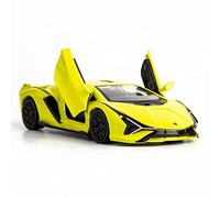 RMZ City Lamborghini Sián FKP37 modelo de coche de fundición a escala 1/36, auto de juguete de aleación de zinc para niños, vehículos de tracción hacia atrás, coche de juguete para niños pequeños,