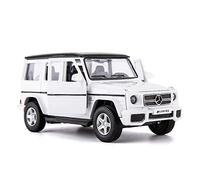 RMZ City Mercedes Benz G63 - Modelo de coche de fundición a escala 1/36, auto de juguete de aleación de zinc para niños, vehículos de tracción hacia atrás, juguete para niños y niñas, regalo (blanco)