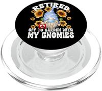 RN Nurse Retirement GNOME Dad Graphic For Men Retired Doctor PopSockets PopGrip para MagSafe