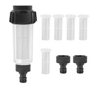 RNHDLY Filtro Agua Hidrolimpiadora, Filtro de Agua Hidrolimpiadora con Adaptador Rápido de 3/4” de Pulgada y 5 Filtro, Filtro de Agua para Manguera de Jardin, Compatible con K2-K7