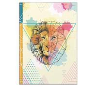 RNK 46809 Lion - Cuaderno (A4, 96 hojas, 70 g/m², 1 unidad)