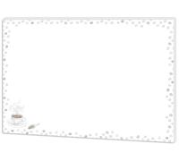 RNKVERLAG 46658 - Bloc de notas "Café", 60 x 42 cm, en blanco, 30 hojas, 1 unidad