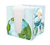 RNKVERLAG 46799 - Bloc de notas World con 900 hojas, 92 x 92 x 92 mm, 1 unidad