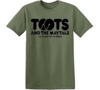 RNMSXAZNR Toots & The Maytals 54-46 Was My Number T-Shirt Ladies Mens Tshirt Top Army Green