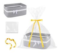 RNPKZ Cesta de almacenamiento, cesta de regalo vacía, cesta organizadora de algodón, cesta para toallas, aperitivos, juguetes para perros, cesta para mantas, cesta para estante, sala de estar