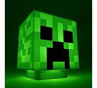RNPKZ Creeper Lampe, Creeper Nachtlicht, 3D Cube Lampe, Wiederaufladbar mit USB, Creeper Light mit Zombie-Sounds, Gaming-Zimmer Zubehör und Schlafzimmer Deko, Nachtlicht für Kinder Erwachsene