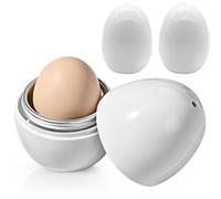 RNPKZ Hervidor de huevos para microondas con 2 huevos, hervidor de huevos para microondas, de aluminio, para microondas, diseñado para uso doméstico, saludable y seguro para el desayuno