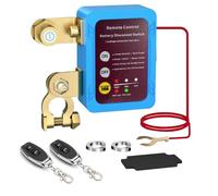 RNPKZ Interruptor de desconexión inalámbrico teledirigido para coche, 240 A, 12 V, con mando a distancia, interruptor antirrobo, apagado automático para coche, RV, camión, ATV, barco