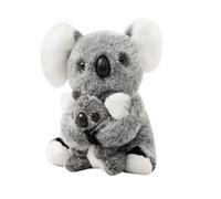 RNPKZ Koala - Muñeco de peluche Koala de 28 cm, Koala con bebé, suave koala para abrazar, curación emocional a la demanda, regalo de cumpleaños para niñas, niños y adultos