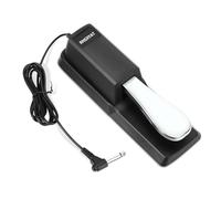 RNSXYAT Pedal Sustain para teclado, pedal de pie de piano con interruptor de polaridad para teclados electrónicos, teclados MIDI, pianos digitales, Yamaha, Roland, Korg, Behringer, Moog y más, enchufe