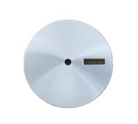 RNSZKIPJ Accesorios de reloj modificados de color sólido, calendario doble, esfera sin logotipo, patrón de sol, apto para movimiento NH36/4R/7S, Silverface, talla única