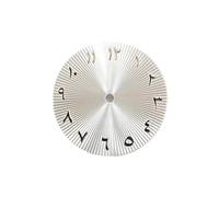 RNSZKIPJ Accesorios para reloj, esfera de 28,5 mm, diseño de clavo romano, modificación de superficie de grano vertical, ajuste japonés para movimiento automático NH35NH36, blanco, talla única