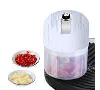 RNSZKIPJ Mini puré de ajo eléctrico inalámbrico, multifunción, puré de ajo complementado para cocina, puré de ajo para el hogar, máquina de alimentos suplementada (05azure250 ml (3 cuchillos))