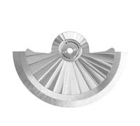 RNSZKIPJ NH35/36 Rotor automático - Rotor de péndulo de metal universal para accesorios de reparación de relojes, 467steelcolor, talla única