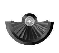 RNSZKIPJ NH35/36 Rotor automático - Rotor de péndulo de metal universal para accesorios de reparación de relojes, negro (467black), talla única
