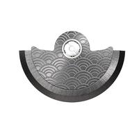 RNSZKIPJ NH35/36 Rotor automático - Rotor de péndulo de metal universal para accesorios de reparación de relojes, negro (2466Black), talla única