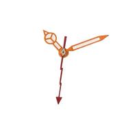 RNSZKIPJ Reloj de tres pines, borde naranja, puntero blanco, verde luminoso, adecuado para movimiento NH35/36/4R/7S, Orange Edge White Lightning Red Seconds, 12.5mm