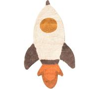RNT by Really Nice Things Alfombra niños forma de cohete L