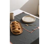 RNT by Really Nice Things Set de mesa mantel y servilletas 8 piezas 100% lino visón y fluor