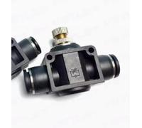 RNUMLIGH 1/8" 5/32" 1/4" 5/16" 3/8" 1/2" 5/8" Inch OD Tube 2 3 4 Ways PU Elbow tee Y Corss Push To Pneumatic Air Fitting Valve (SA,3l8 Inch)