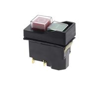 RNUMLIGH 250V 16A Magnetic On Off Switch KLD28 4 Pin Start Stop Magnetic On Off Switch for Workshop Machines 54 * 30 * 55mm