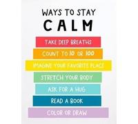 RNUMLIGH Calming Corner Poster Set Calm Down Zone Emotional Regulation Educational Wall-Art for Kindergarten Classroom Decor(Unframed,16x24inch(40x60cm))