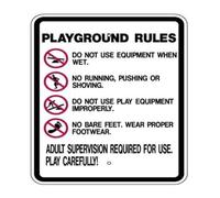 RNUMLIGH Classic Outdoor Game Rules Rustic Metal Sign Take Turns Be Kind Kid Friendly Room Decoration 8 X 12 inch