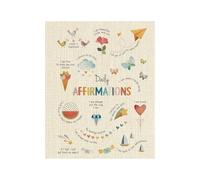 RNUMLIGH Daily Affirmations Poster: Mental Health Awareness Wall-Art for Calm, Classroom, School Counselor & Office Decor(Framed,16x24inch(40x60cm))