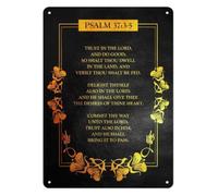 RNUMLIGH Distressed Metal Sign He Will Bring It To Pass Artwork For Apartment Condo Rv Camper Cabin Dorm 8 X 12 inch