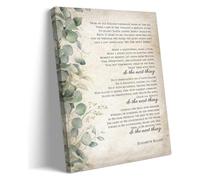 RNUMLIGH Do The Next Thing Elisabeth Elliot Inspirational Poem Wall-Art Canvas Print Modern Home Office Decor(Unframed,12x18inch(30x45cm))