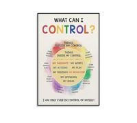 RNUMLIGH Feelings Wheel Mental Health Poster, Emotion Chart Office Decor Canvas Art Print for Counseling, SEL, Classroom(Framed,12x18inch(30x45cm))