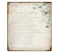 RNUMLIGH For Everything There Is A Season Ecclesiastes 3 1-8 Metal Tin Sign Wall-Art Home Office Decor 8 X 12 inch