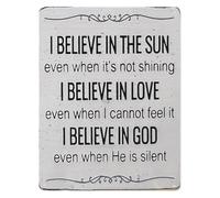 RNUMLIGH Graceful Metal Tin Sign I Can Do All Things Through Christ Philippians 4 13 Wall Decor for Man Cave Garage 8 X 12 in
