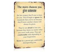 RNUMLIGH Hard Truth Quote Tin Sign Vintage Gift For Friends Family 8x12 Inch