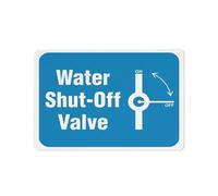 RNUMLIGH Important Flow Interrupt Metal Sign Potable Water Isolation Point for Industrial Plant Storage Facility Entry 8 X 12 inch