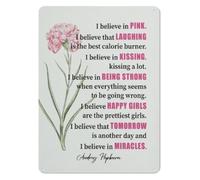 RNUMLIGH Inspirational Metal Sign I Believe In Farmhouse Tin Plaque Home Wall Decor Gift For Women Girl Bedroom 8 X 12 inch
