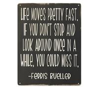 RNUMLIGH Inspirational Metal Tin Sign Every Day Is a Second Chance Decorative Plaque Bedroom Entryway 8 X 12 in