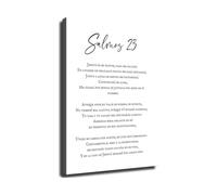 RNUMLIGH Inspirational Spanish Bible Verse Poster - Salmo 23 Scripture Art for Home & Office(Framed,16x24inch(40x60cm))
