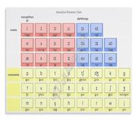 RNUMLIGH IPA Chart International Phonetic Symbols Educational Poster Metal Tin Sign Wall-Art for Classroom Linguistics Decor(Framed,08x12inch(20x30cm))