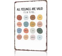 RNUMLIGH It Is Okay To Feel Metal Sign 12x8 Inch